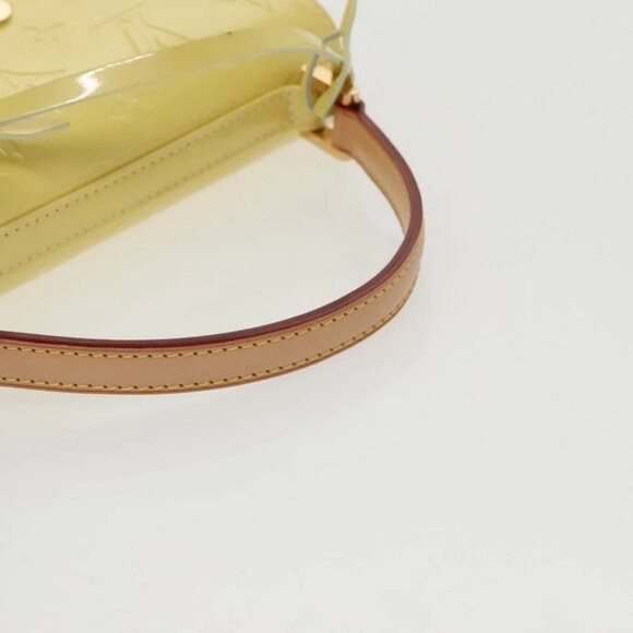 LOUIS VUITTON Monogram Vernis Spring Street Bag Lime Yellow - Picture 10 of 16